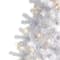 6ft. Pre-Lit White Artificial Christmas Tree, Clear LED Lights